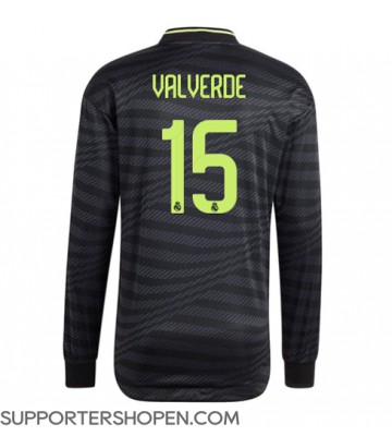 Real Madrid Federico Valverde #15 Tredje Matchtröja 2022-23 Långärmad